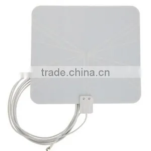 Ultra-thin HDTV Indoor TV Antenna 35+ Miles Range VHF UHF Indoor Digital TV Antenna Cheap Factory Price thumbnail-1