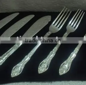 Silver Plated Brass Embossed Cutlery Set, Novelty Cutlery Set, Elegant Cutlery Set, Fancy Cutlery Set, Catering Supplies thumbnail-6