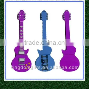Hot Sale Guitar Design Silicone USB Keychain thumbnail-1