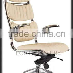 Promotional White Leather Office Chair thumbnail-1