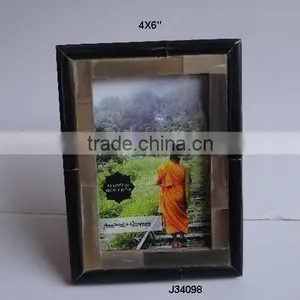 Two Tone Horn Mosaic Photo Frame Available in All Photo Sizes thumbnail-1