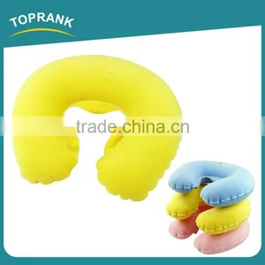 Toprank Hot Sale Comfortable Printing Air Filled Neck Support Baby Nursing Pillow Child Inflatable Travel Neck Pillow thumbnail-2