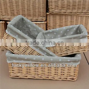 Durable Rectangular Wicker Basket for Star Hotel Storage thumbnail-1