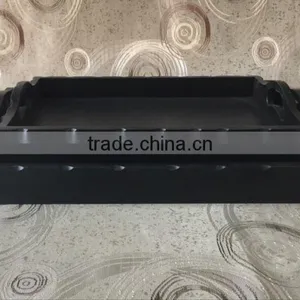 Black Wooden Serving Tray thumbnail-1