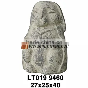 Ceramic Rustic Garden Ornament Decorative Rabbit Statue thumbnail-1