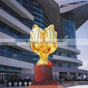 Hong Kong Orchid Trees Tainless Steel Bauhinia Sculpture thumbnail-1