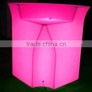 Modern Commerical High Quality PE Partable Plastic LED Bar Counter With 16 Colors Change thumbnail-6