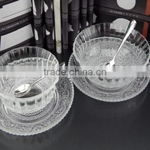 Borosilicate Glass Bowl and Plate thumbnail-1