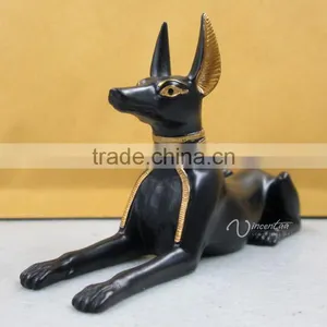 Resin Outdoor Decorative Life Size Egyptian Anubis Statues for Sale thumbnail-2
