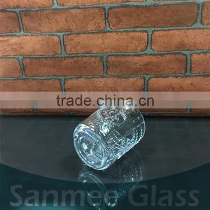 Cheap Embossed Glass Beer Mug With Handle thumbnail-3