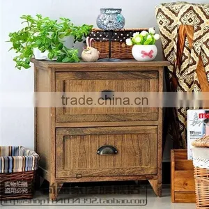 Antique Fired Wood With Old Times Holder Wooden Cabinet thumbnail-1