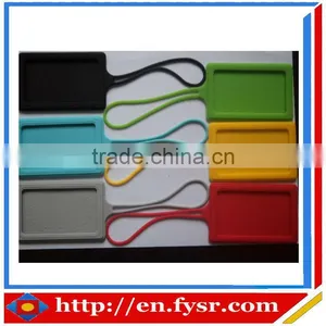 Silicone Luggage Tag Silicone Card Tag/business Card Size Luggage Tag thumbnail-1