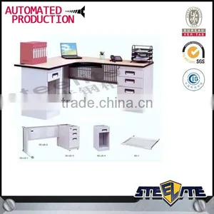 Office Computer Table Design Office Furniture Desk Metal Table for Sale thumbnail-4