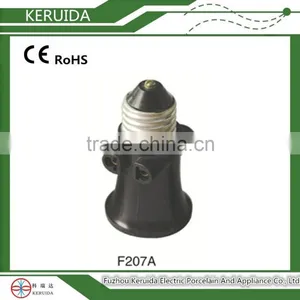 Black E27 Bakelite Lamp Holder /lamp Socket/light Holder thumbnail-1