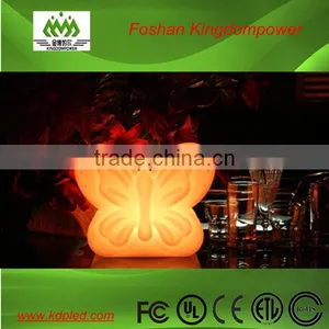 Rechargeable Color Changing White Plastic Led Butterfly Lamp thumbnail-1