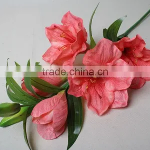 Natural Vallota Speciosa Fabric Vallota Speciosa Decorative Vallota Speciosa Artificial Flower for Wholesale thumbnail-4