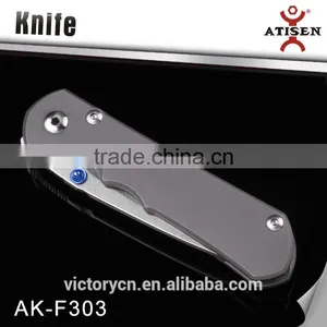 9cr14 Blade Titanimum Handle Combination Camping Knife thumbnail-1