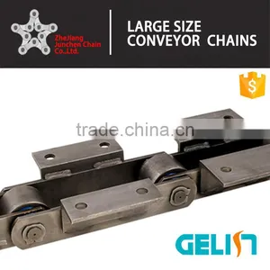 F Flanged Rollers Type Coal Handling Plant Steel Conveyor Chain for Apron Feeder thumbnail-3