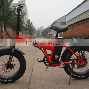 20'' X4.0 Folding Electric Bike With 8FUN 500 Motor and SAMSUNG 48V10Ah Batery thumbnail-5