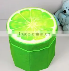 Small Size Cute Lint Folded Fruit Storage Box thumbnail-4