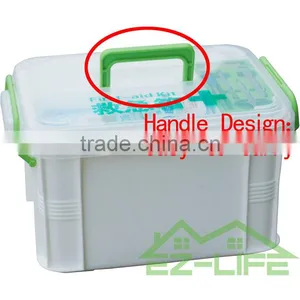 2016 New Design Plastic Rattan Plastic Medical First Aid Storage Box/organizer/kit/case for Home Workplace Car thumbnail-6