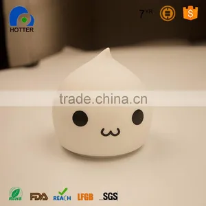 7-Color Room Decor Silicone Touch Sensor Night Light thumbnail-2