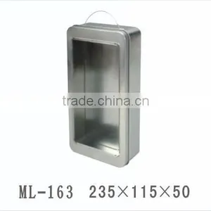 Rectangular Tin Box With a Window thumbnail-1