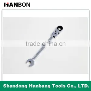 Flexible Head Combination Ratchet Wrench thumbnail-4
