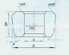 Hard Alloy Blanks Metal Bar Strentching Die b (1541) thumbnail-1