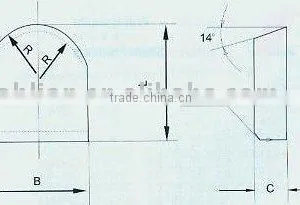 Tungsten Carbide Tipped Welding Cutting Saw Blade-----For Concave Forming Lathe Tool and Wheel Periphery Lathe Tool(1294)-Carol thumbnail-1
