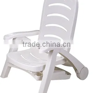 Leisure Outdoor Furniture Plastic Folding Beach Chair thumbnail-3