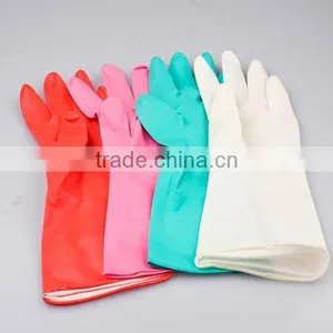 Colored Nitrile Washing Up Household Rubber Gloves thumbnail-1
