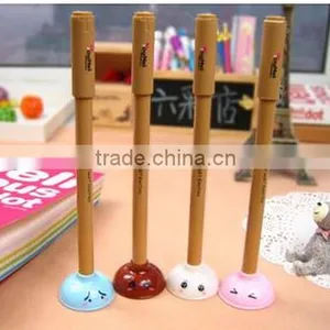 Cute Toilet Plunger PVC With Wood Handle Factory thumbnail-1