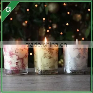 Apple Aroma Beautiful Wedding Decorative Candles Scented in Glass Jar thumbnail-1