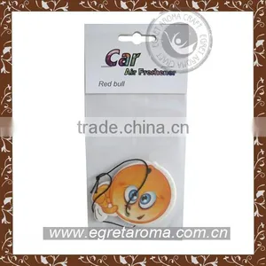 EA1-1008 Smiling Face Customized Hanging Paper Car Air Freshener thumbnail-1