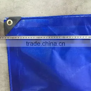 Factory Price Reinforced Hem Finished PE Tarpaulin, Heat Sealed Edges Finished PE Tarpaulin thumbnail-2