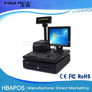 All In One Pos System/ Supermarket Cash Register HBA-A7 Retail Pos Machine In 2017 thumbnail-1