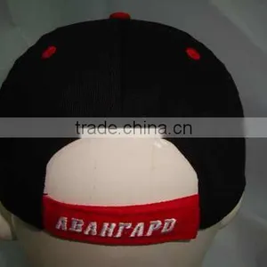 Brushed Fabric Baseball Hat and Cap With Big Embroidery LOGO on Brim thumbnail-3