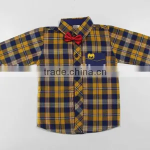 2016 New Design Boy's Shirt /100% Cotton Paid Embroidered Shirt thumbnail-1