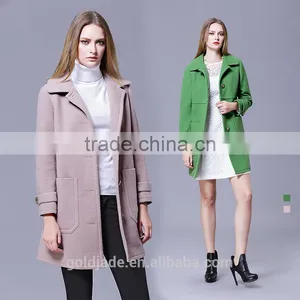 2016 Fashion Design Elegant Long Sleeve Outwear Winter Coats For Women thumbnail-1