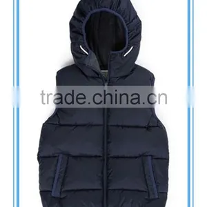 Boys Hooded Gilet Sleeveless Jackets thumbnail-1