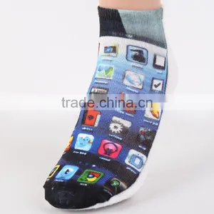 Child Socks Wholesale Spandex Animal Photo Printed an Slip Socks thumbnail-3