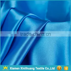 New Arrival Soft 50Dx75D Royal Blue 100% Polyester Plain Satin Fabric thumbnail-1