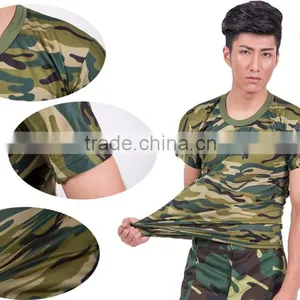 Oem Service Polyester/cotton Camouflage T-shirt Wholesale From Ningbo thumbnail-3