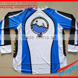 Sublimation Printed Baggy Long/short Sleeve Downhill Jersey With OEM Designs thumbnail-3