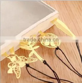 Fashion Black Thin Leaf Bookmark Diy Gun Black Metal Leaf Bookmark Tags for Christmas Gifts 2016 thumbnail-4