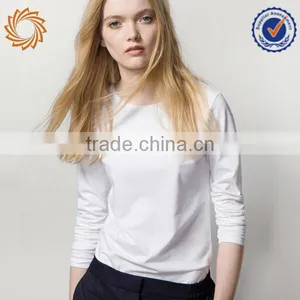 Ladies White Slim Fit t Shirt 140gsm in Bulk thumbnail-1