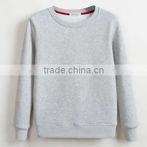 Customized Design Plain Blank Crewneck Pullover Fleece TC65/35 Cheaper Hoodies/sweatshirt thumbnail-2