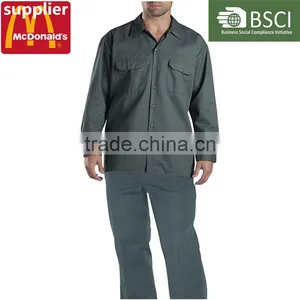 OEM Spring and Summer Worker Uniform / Long Sleeve Shirts thumbnail-1