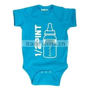 Screenprinted Infant Girls Rompers,custom Cotton Baby Rompers Wholesale thumbnail-2